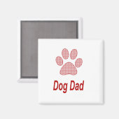 Dog Dad Magneet (Voorkant / Achterkant)