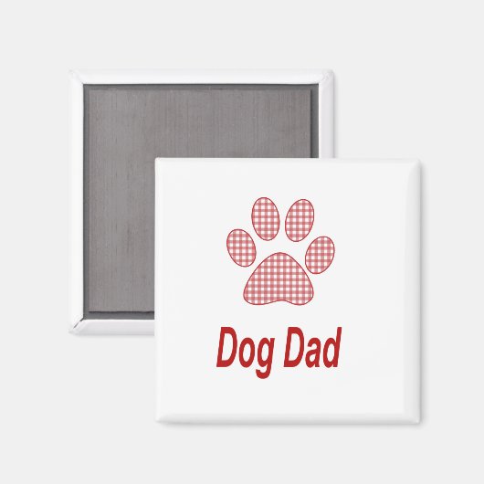 Dog Dad Magneet (Voorkant / Achterkant)