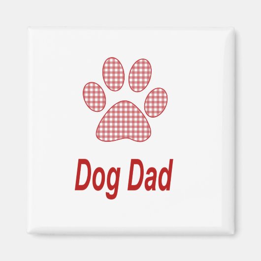 Dog Dad Magneet (Voorkant)
