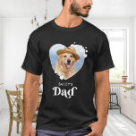 Dog DAD Personaliseer Hondenliefhebber Cute Heart  T-shirt<br><div class="desc">Dog Dad ... Verrassend dat je favoriete Dog Pa deze Vaderdag, Kerstmis of zijn verjaardag heeft met dit superschattige, aangepaste T-shirt. Pas dit shirt van een hond aan met de favoriete foto's en namen van je hond. Dit shirt van een hond is een must voor hondenliefhebbers en hondenvaders! Geweldig cadeau...</div>