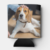 Dog Dad Personalized Pet Photo Vaderdag Blikjeskoeler (Achterkant)