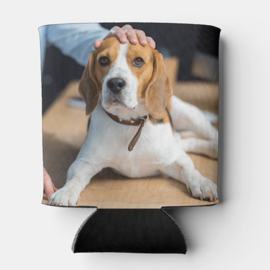 Dog Dad Personalized Pet Photo Vaderdag Blikjeskoeler (Achterkant)