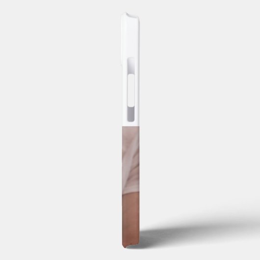 Dog Dad Photo Black  text iPhone Case (Achterkant / Links)