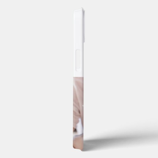 Dog Dad Photo Black  text iPhone Case (Achterkant / Rechts)