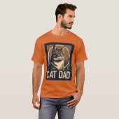 Dog Dad Pride - Bold Canine Tribute Art T-shirt (Voorkant volledig)