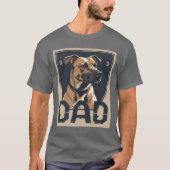 Dog Dad Pride - Bold Canine Tribute Art T-shirt (Voorkant)