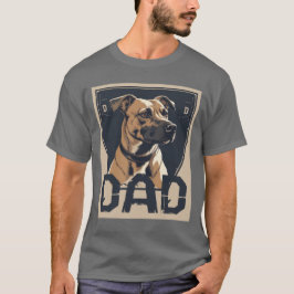 Dog Dad Pride - Bold Canine Tribute Art T-shirt
