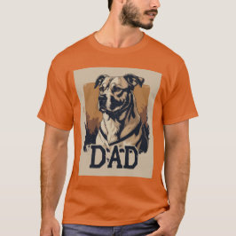 Dog Dad Pride - Bold Canine Tribute Art T-shirt