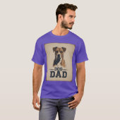 Dog Dad Pride - Bold Canine Tribute Art T-shirt (Voorkant volledig)