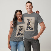 Dog Dad Pride - Bold Canine Tribute Art T-shirt (Unisex)
