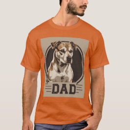 Dog Dad Pride - Bold Canine Tribute Art T-shirt