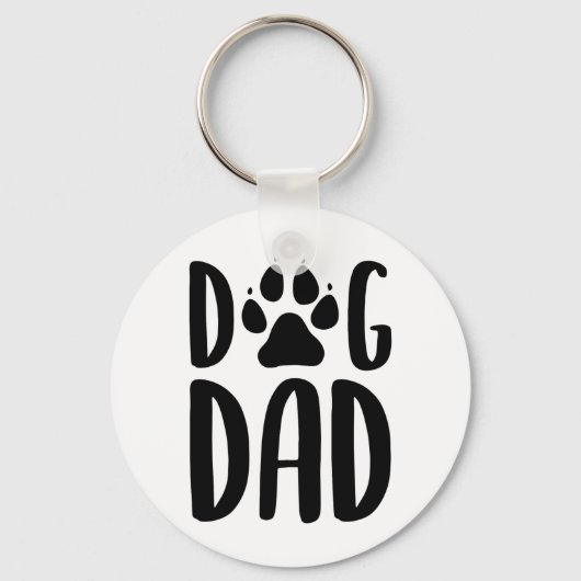 Dog Dad Sleutelhanger (Voorkant)