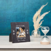 Dog Dad Specialized Pet Photo Rustic Vaderdag Fotoplaat (Insitu)