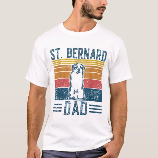 Dog Dad - St. Bernard Dad T-shirt (Voorkant)