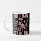 Dog Dad Strong Dog Dad Koffiemok (Links)