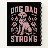 Dog Dad Strong Dog Dad Notitieboek (Achterkant)