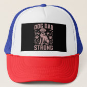 Dog Dad Strong Dog Dad Trucker Pet (Voorkant)