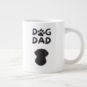 Dog Dad T-shirt | Funny Pet Lovers Tee Grote Koffiekop (Rechts)