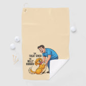 Dog Dad Vaderdag Golfhanddoek (Insitu)