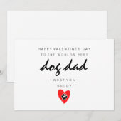 Dog Dad Valentines Card (Voorkant / Achterkant)