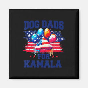 Dog Dad voor Kamala Ze eten de honden Trump D Magneet