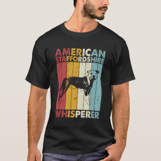 Dog Dad Whisperer -  Amerikaans Staffordshire T-shirt