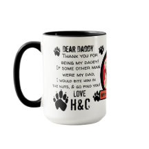 DOG DADDY VAN DE KLANT. DEAR DAD pET COFFEE