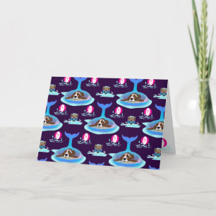 Dog dagen van de zomer kaart