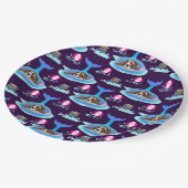 Dog dagen van de zomer papieren bordje (Gekanteld)