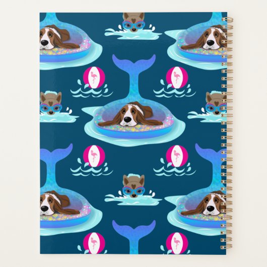 Dog dagen van de zomer planner (Achterkant)