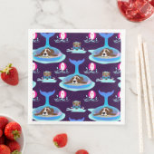 Dog dagen van de zomer servet (Insitu)