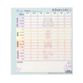 Dog Daily Tracker Notitieblok 40 pagina's Zondag S (Voorkant)