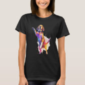 Dog Dance Competition  Dancing Beagle Dog T-shirt (Voorkant)