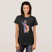Dog Dance Competition  Dancing Beagle Dog T-shirt (Voorkant volledig)
