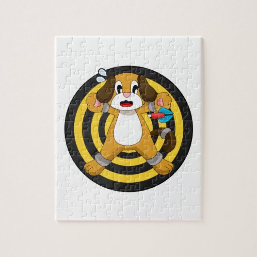 Dog Darts Dart Dartboard Legpuzzel (Verticaal)