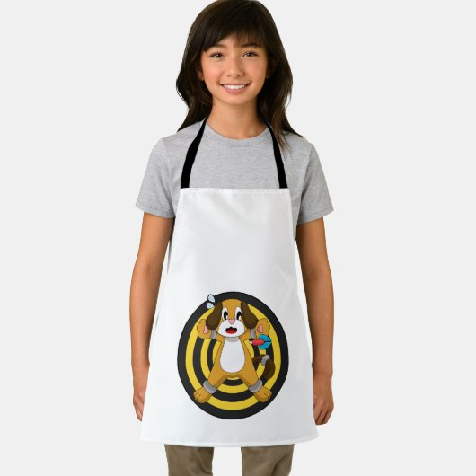 Dog Darts Dart Dartboard Schort (Insitu)