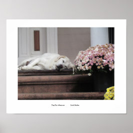 Dog Day middag afdrukken Poster