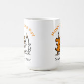 Dog Day Mok - Schattigee Paw Print Coffee Cup voor (Center)
