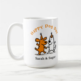 Dog Day Mok - Schattigee Paw Print Coffee Cup voor