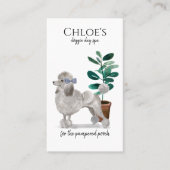 Dog Day Spa Groom Business & Afspraak Herinnering Visitekaartje (Voorkant)