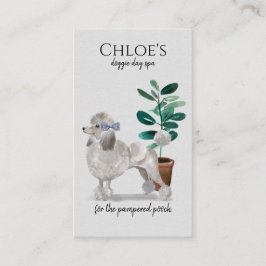 Dog Day Spa Groom Business & Afspraak Herinnering Visitekaartje