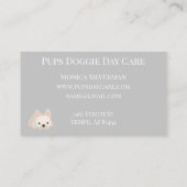 Dog Day Zorghuistraining voor kinderen Visitekaartje (Achterkant)