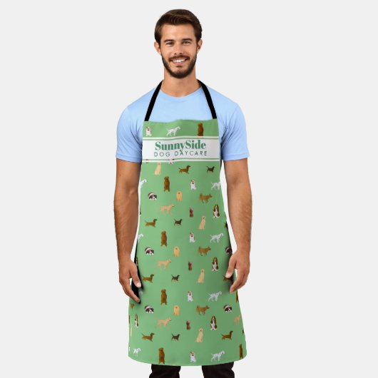 Dog Daycare Apron Schort (Gedragen)