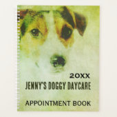 Dog Daycare Business Appointer Book Planner (Voorkant)