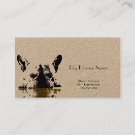 Dog Daycare Service Visitekaartje