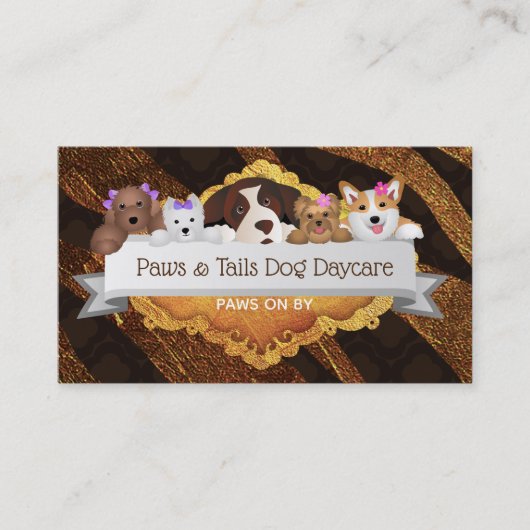 Dog Daycare Visitekaartjes (Voorkant)