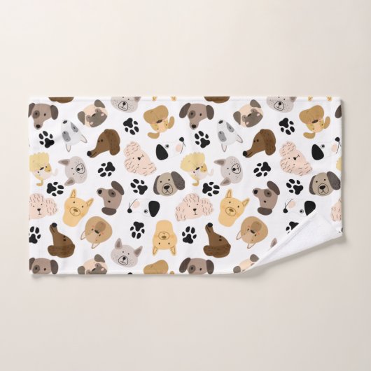 Dog Days - Hondenrassen en Dog Paws Pattern Kitche Handdoek (Handdoek)