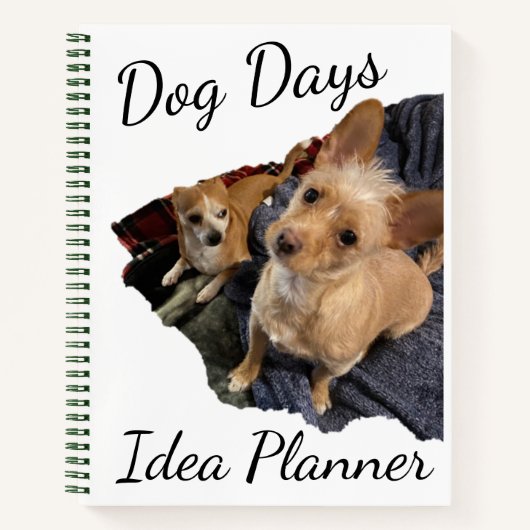Dog Days Idea Planner Notitieboek (Voorkant)