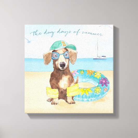 Dog Days of Summer Canvas Afdruk (Voorkant)