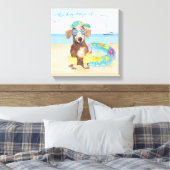 Dog Days of Summer Canvas Afdruk (Insitu (Slaapkamer))